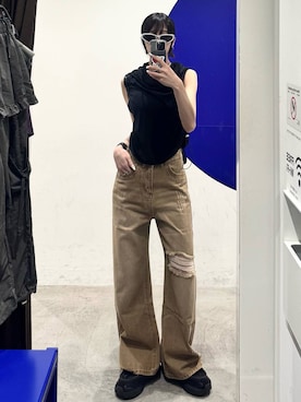 「PLACE STUDIO（プレイススタジオ）のアイテム」を使った、kitunesandayoさん（レディース・167cm）の夏コーディネート