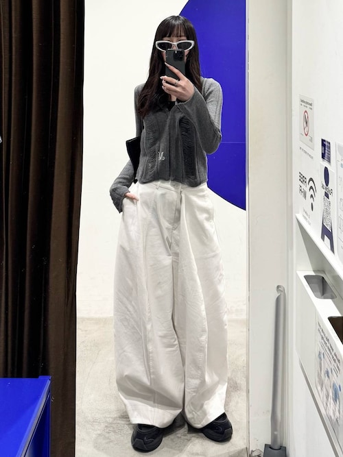 LAND MUSEUM／ボリュームワイドパンツ