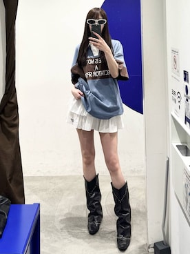 「ALAND（エーランド）のアイテム」を使った、kitunesandayoさん（レディース・167cm）の春コーディネート