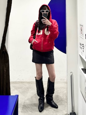 「3.3 Field Trip （3.3フィールドトリップ）のアイテム」を使った、kitunesandayoさん（レディース・167cm）の冬コーディネート