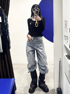 「ロングブーツ」｜kitunesandayoさん（レディース・167cm）の秋コーディネート