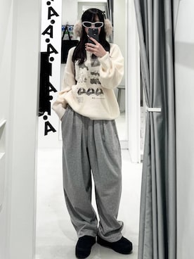 「アイテム（イヤーマフ）」を使った、kitunesandayoさん（レディース・167cm）の秋コーディネート