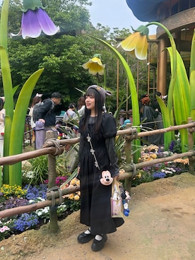 「UNIQLO（ユニクロ）のアイテム（ワンピース/ドレス）」を使った、Rinaさん（レディース・156cm）の夏コーディネート