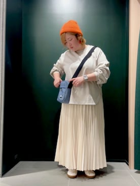 「LACOSTE（ラコステ）のアイテム」を使った、nakagawaさん（レディース・152cm）の秋コーディネート