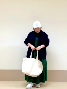 「LACOSTE（ラコステ）のアイテム」を使った、nakagawaさん（レディース・152cm）の秋コーディネート