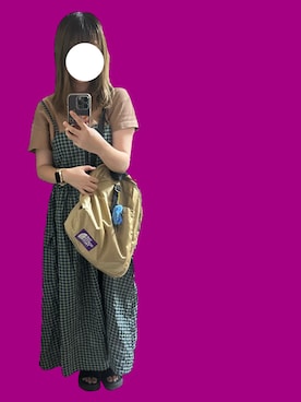 「ミニマル」｜きのこさん（レディース・160cm）の夏コーディネート