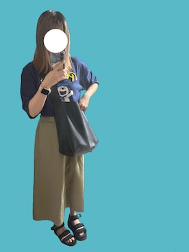 「SHAKA（シャカ）のアイテム」を使った、きのこさん（レディース・160cm）の夏コーディネート