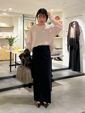 「2.718（ニーテンナナイチハチ）のアイテム」を使った、ggnabeさん（レディース・155cm）の秋コーディネート