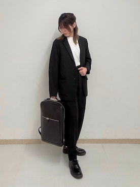 「tk.TAKEO KIKUCHI（ティーケータケオキクチ）のアイテム（パンツ）」を使った、noriさん（レディース・157cm）の夏コーディネート