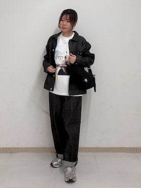 「tk.TAKEO KIKUCHI（ティーケータケオキクチ）のアイテム（トップス）」を使った、noriさん（レディース・157cm）の夏コーディネート