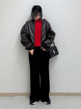 「tk.TAKEO KIKUCHI（ティーケータケオキクチ）のアイテム（ジャケット/アウター）」を使った、noriさん（レディース・157cm）の秋コーディネート