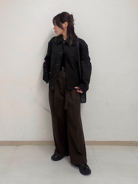「tk.TAKEO KIKUCHI（ティーケータケオキクチ）のアイテム（ジャケット/アウター）」を使った、noriさん（レディース・157cm）の秋コーディネート