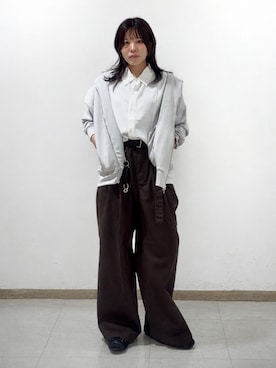 「tk.TAKEO KIKUCHI（ティーケータケオキクチ）のアイテム」を使った、noriさん（レディース・157cm）の秋コーディネート