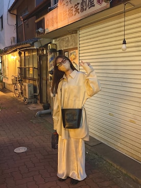 「アイテム（バレエシューズ）」を使った、mamiさん（レディース・159cm）の夏コーディネート