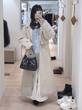 ゆうかさん（レディース・153cm）の冬コーディネート