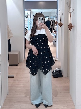 ゆうかさん（レディース・153cm）の夏コーディネート