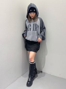 「アイテム（リング）」を使った、jyanssonさん（レディース・155cm）の冬コーディネート