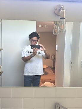 「A.P.C.（アーペーセー）のアイテム」を使った、masatohiraki13さん（メンズ・178cm）の夏コーディネート