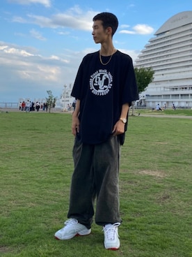 「DC（ディーシー）のアイテム」を使った、つよてぃさん（メンズ・173cm）の秋コーディネート