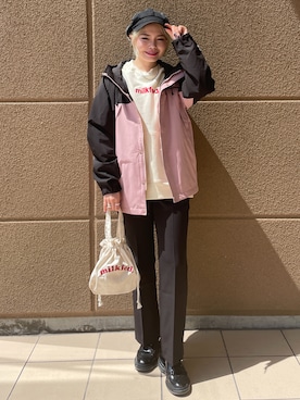 「MILKFED.」｜「アイテム（マウンテンパーカー）」を使った、yurichan_4さん（レディース・157cm）の秋コーディネート