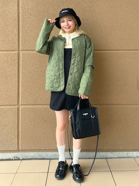 「MILKFED.（ミルクフェド）のアイテム（その他アウター）」を使った、yurichan_4さん（レディース・157cm）の秋コーディネート