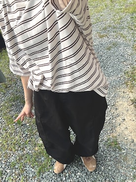 「アイテム（Tシャツ/カットソー）」を使った、Zeroさん（レディース・162cm）の夏コーディネート