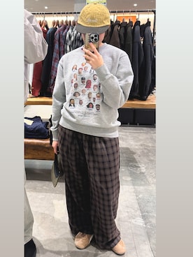 「アイテム（キャップ）」を使った、Zeroさん（レディース・161cm）の秋コーディネート