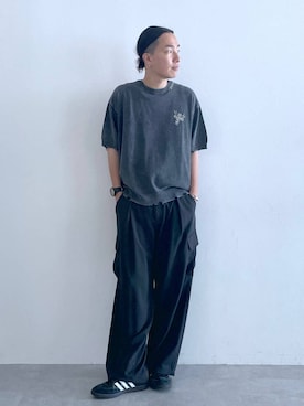 「ロングヘア」｜みやさん（メンズ・181cm）の夏コーディネート