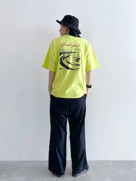「アイテム（帽子）」を使った、みやさん（メンズ・181cm・30代）の夏コーディネート