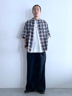「ロングヘア」｜みやさん（メンズ・181cm）の夏コーディネート
