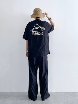 「アイテム（帽子）」を使った、みやさん（メンズ・181cm・30代）の夏コーディネート