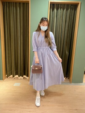 翁翁さん（レディース・163cm）の春コーディネート