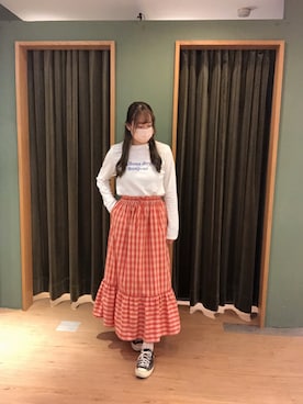 翁翁さん（レディース・163cm）の春コーディネート