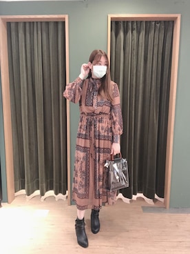 翁翁さん（レディース・163cm）の春コーディネート