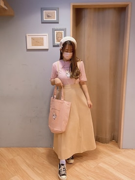 翁翁さん（レディース・163cm）の春コーディネート