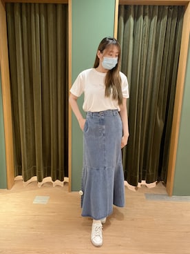 翁翁さん（レディース・163cm）の春コーディネート