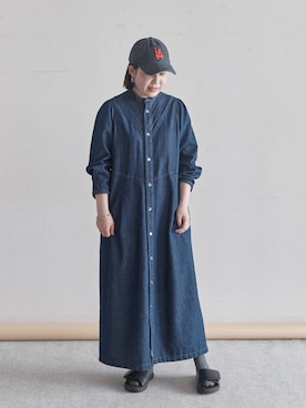 「FIL DE FER（フィルデフェール）のアイテム」を使った、kunisada.さん（レディース・160cm）の秋コーディネート