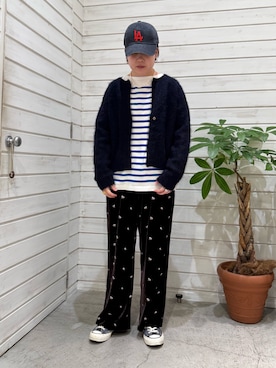 「NOMBRE IMPAIR（ノンブルアンペール）のアイテム（ニット/セーター）」を使った、kunisada.さん（レディース・160cm）の秋コーディネート