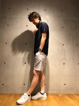 「アイテム（ポロシャツ）」を使った、2ndbmさん（メンズ・174cm）の夏コーディネート
