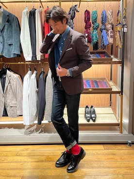 2ndbmさん（メンズ・174cm）の秋コーディネート