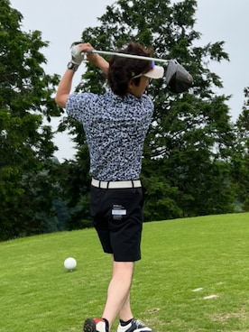 「ゴルフ」｜2ndbmさん（メンズ・174cm）の夏コーディネート