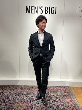 2ndbmさん（メンズ・174cm）の冬コーディネート