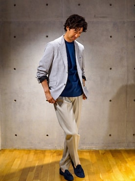 「MEN'S BIGI（メンズビギ）のアイテム」を使った、2ndbmさん（メンズ・174cm）の夏コーディネート
