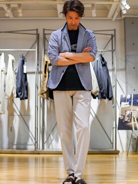 2ndbmさん（メンズ・174cm）の春コーディネート