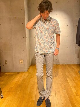 「アイテム（ポロシャツ）」を使った、2ndbmさん（メンズ・174cm）の夏コーディネート