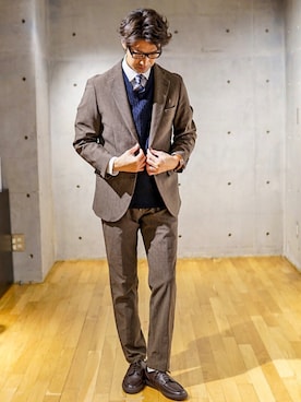 「CROWDED CLOSET（クラウデッドクローゼット）のアイテム」を使った、2ndbmさん（メンズ・174cm）の秋コーディネート