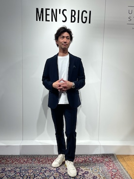 2ndbmさん（メンズ・174cm）の春コーディネート