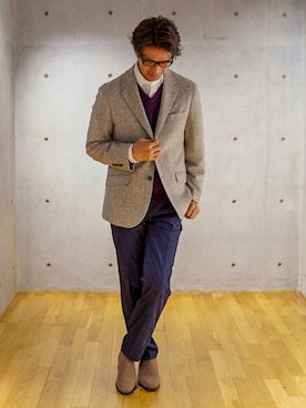 2ndbmさん（メンズ・174cm）の秋コーディネート