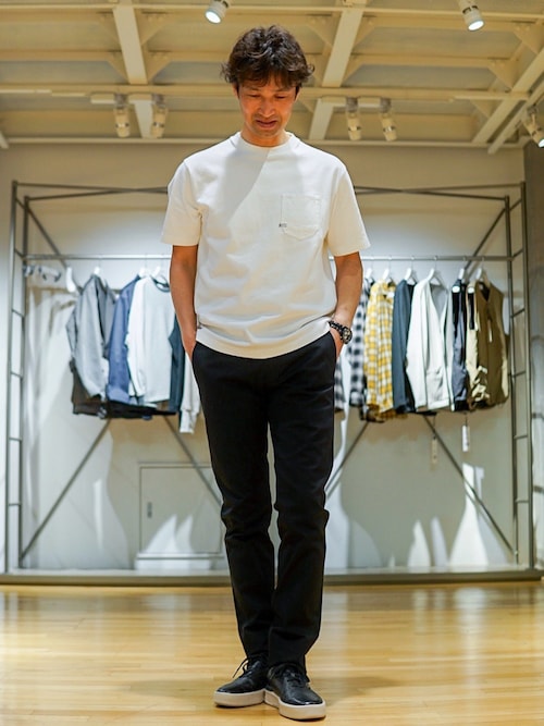 MEN'S BIGI 美品　ストレッチ　軽量　薄手　S オンオフ兼用　高級感◎ 大人気の定番商品 ON/OFF兼用ストレッチパンツ made in japan