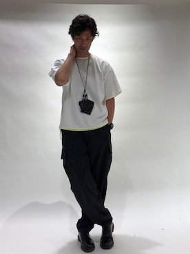 「FUSE（フューズ）のアイテム」を使った、2ndbmさん（メンズ・174cm）の夏コーディネート